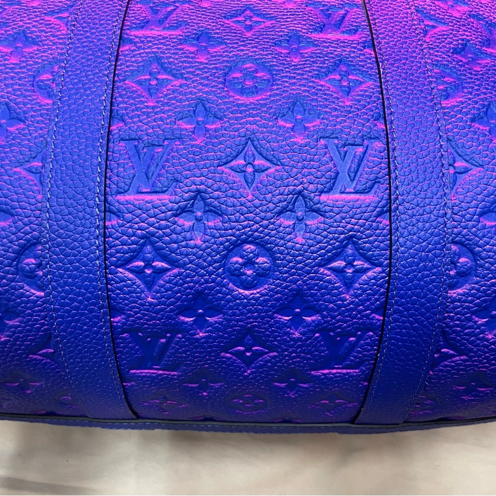 Louis Vuitton Pink and Purple Keepall Travel Bag - Picture 8 of 12